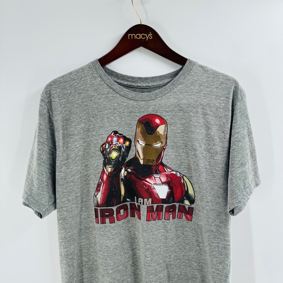 Marvel Other - Marvel‎ Avengers Endgame Iron Man Graphic Tee T-Shirt Gray Large